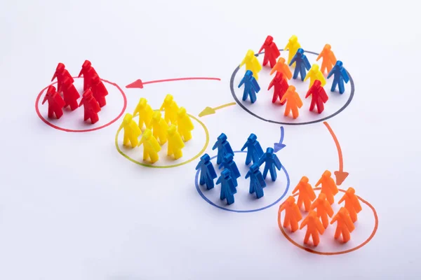 Choosing Right Person Colorful Team — Stock Photo, Image