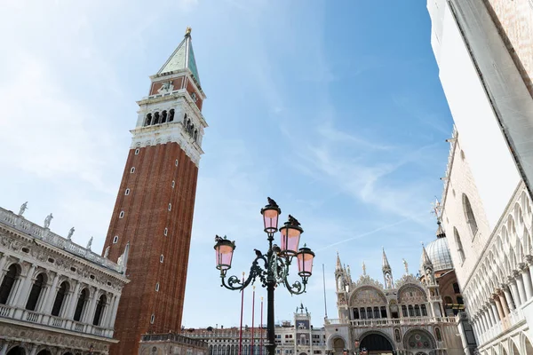 Low Angle View Mark Square Venice Italy — Stock Photo, Image