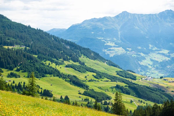 Chaîne Montagne Dans Les Alpes Autrichiennes Été — Photo