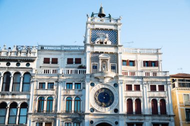 Saat Kulesi (Torre dell Orologio) San Marco Meydanı Venedik, İtalya