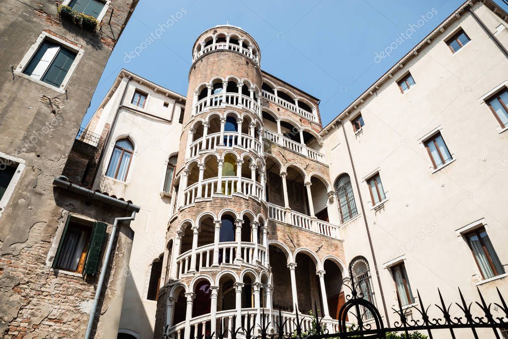 The Famous Staircase Of The Palazzo Contarini Del Bovolo