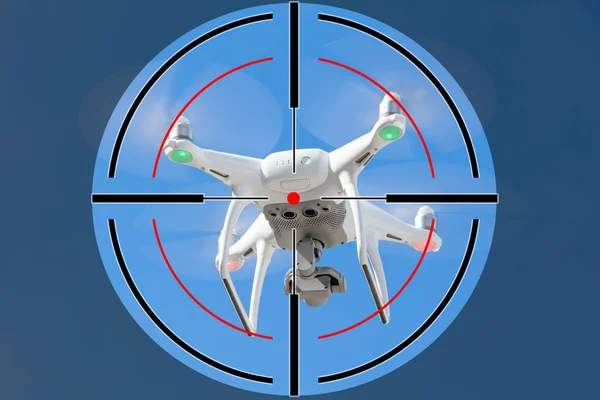 Close Van Schietbereik Doel Drone — Stockfoto