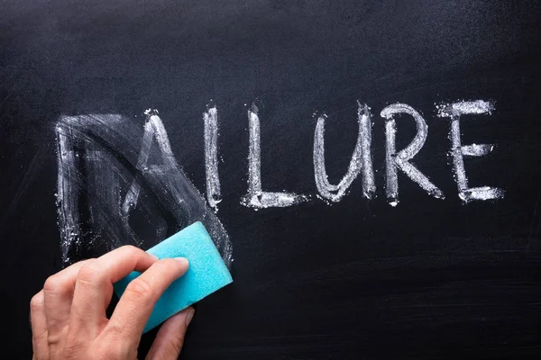 Bbeşüstüne Yazılan El Kaldırma Hatası Sözcüğünün Yakın Çekim