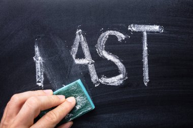 El Yazısı Word Past Blackboard Gönderen Siler