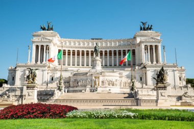 Vittorio Emanuele Ii Anıtı Piazza Venezia Roma'da, İtalya