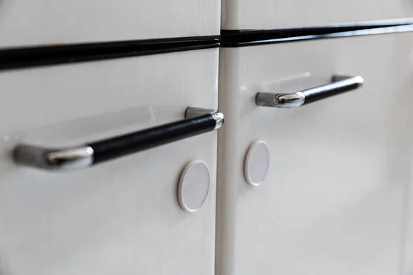 Close Photo Child Proof Kitchen Cabinets — Stock Photo, Image