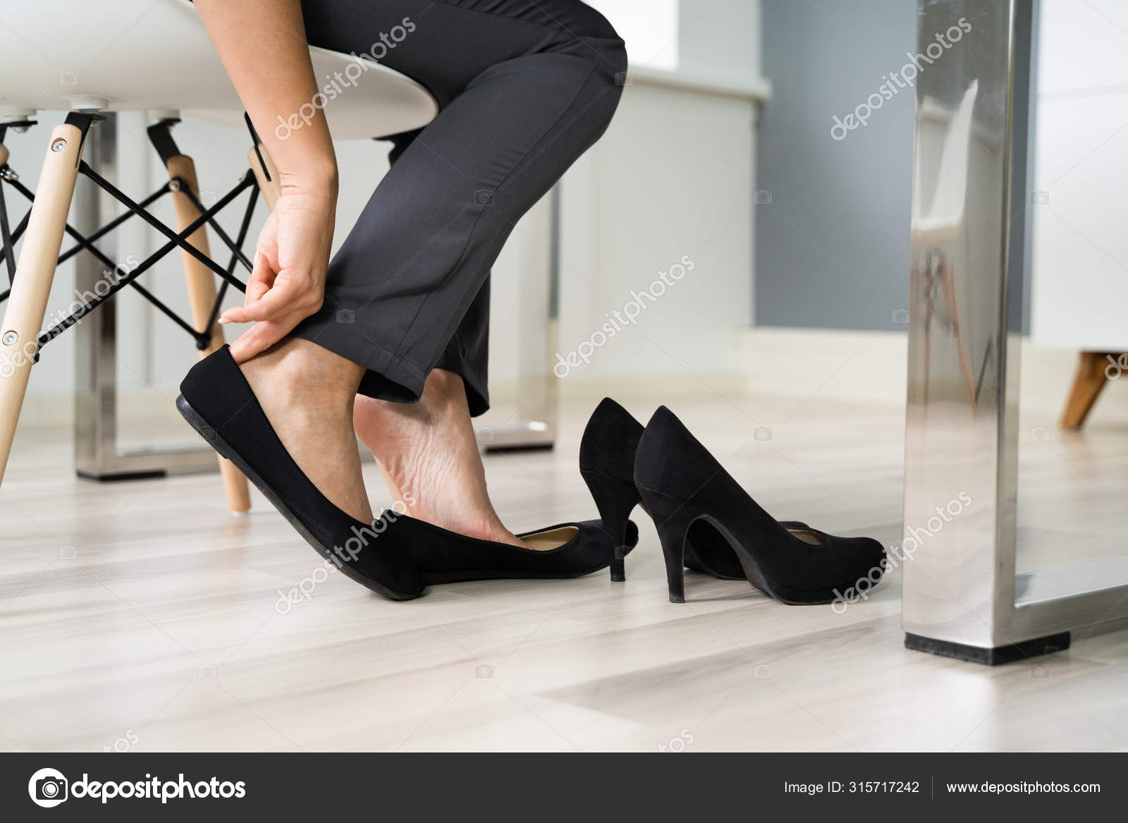 NobleOnly Womens Platform Wedge Pumps Comfortable Slip-on 4Inch Heel –  Castamere