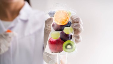 Serum Drip Vitamin Enfüzyon Terapisi Salin Torbası