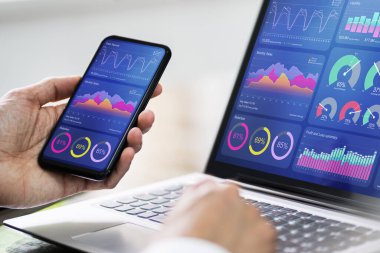 Cep Telefonu Ekranında KPI Öngörücü İş Analizleri