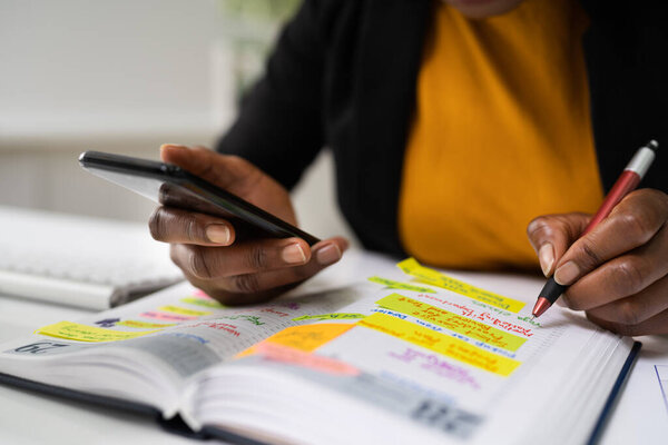 Расписание встреч в личном организаторе