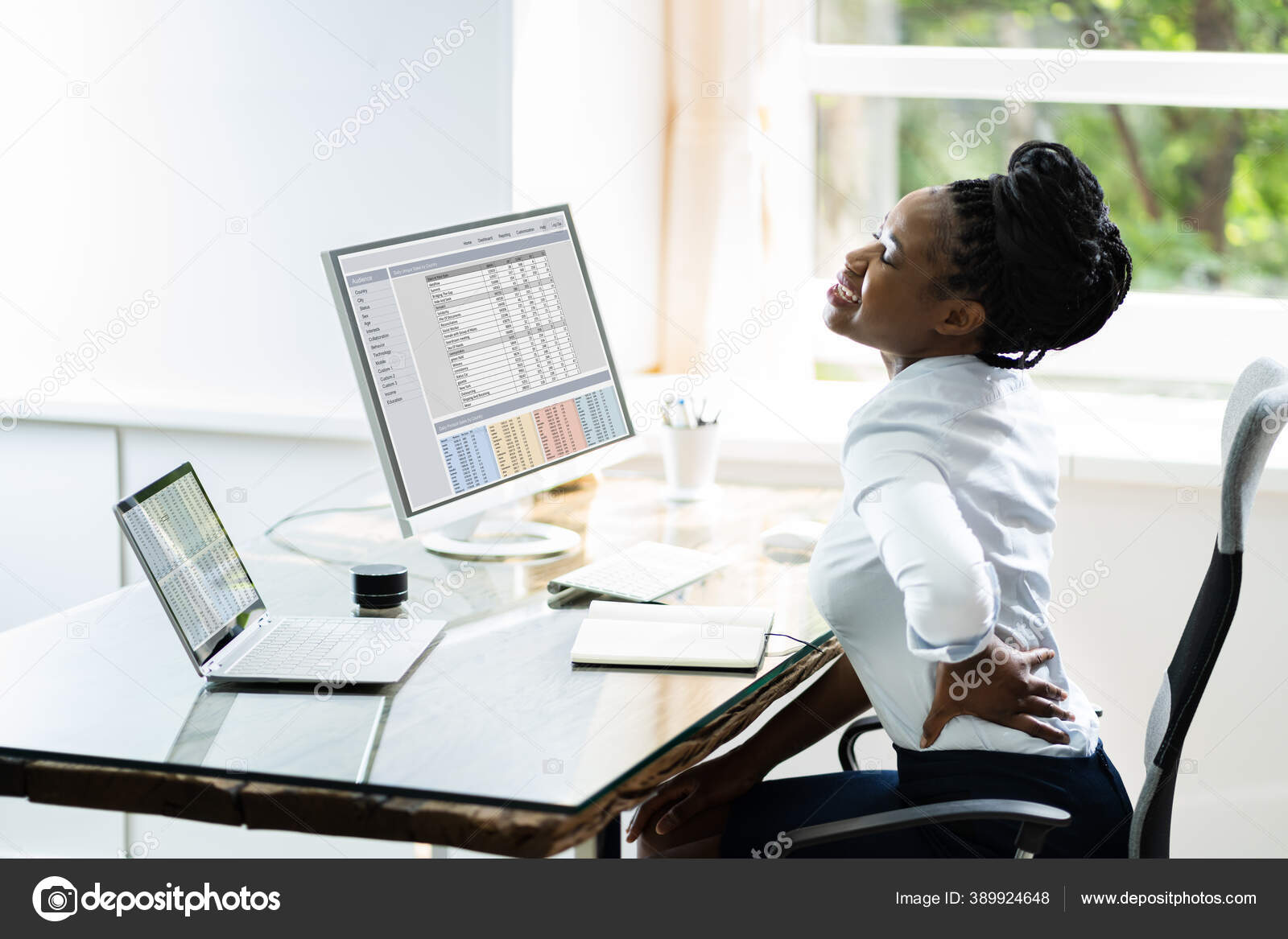 bad desk posture