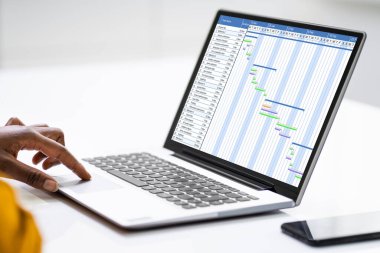 Gantt Çizelge Planlayıcı Listesi veya Ofiste Zamanlama