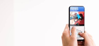 Cep telefonunda Gazete Yazısı Okuma