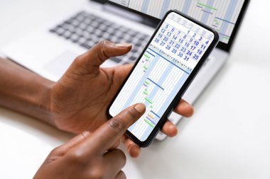 Gantt Çizelge Planlayıcı Listesi veya Ofiste Zamanlama
