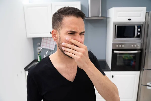 Schlechter Geruch Oder Geruch Der Küchenspüle Haus — Stockfoto