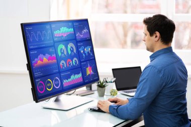 Ekranda KPI Veri Analizi Kullanan İş Analisti