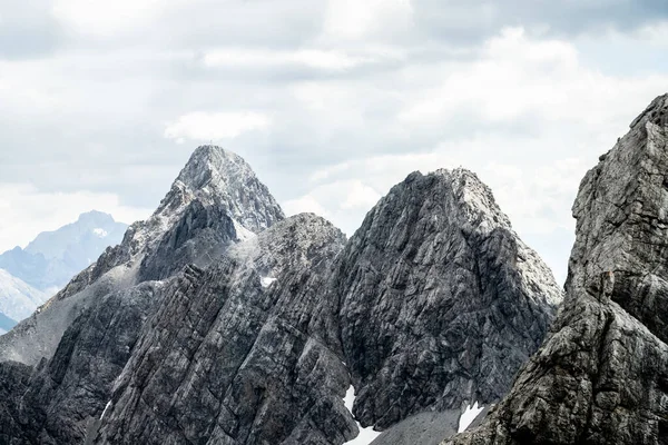 Rocky Mountain Alpine Landscape Áustria Alpes Montanhas — Fotografia de Stock