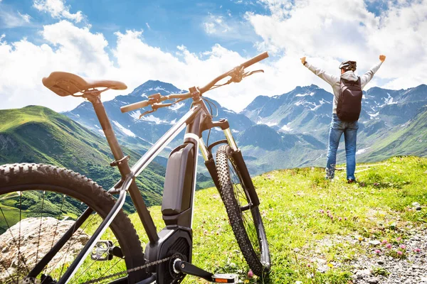 Rower Górski Austrii Rower Elektryczny — Zdjęcie stockowe