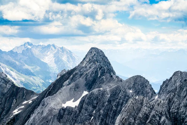 Rocky Mountain Alpine Landscape Áustria Alpes Montanhas — Fotografia de Stock