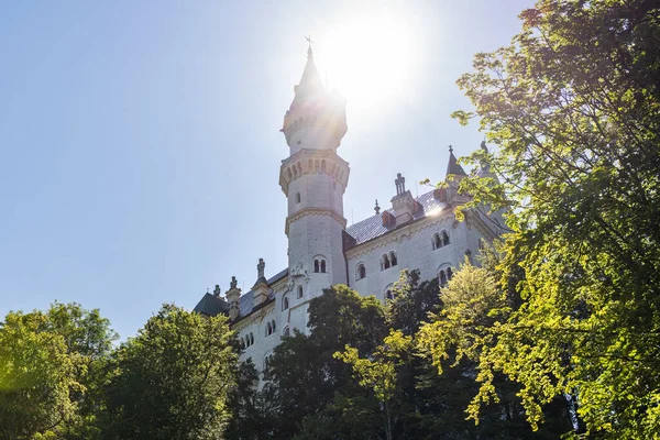 Castelo Neuschwanstein Baviera Alemanha Palácio Famoso — Fotografia de Stock