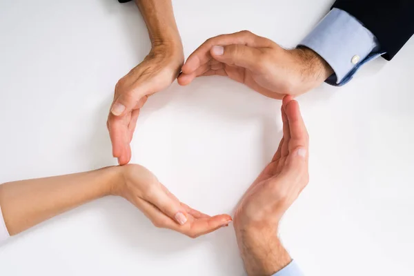 Diverse Group People Care Safety Concept — Stock Photo, Image