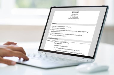 Bilgisayarda işe devam et. Müfredat CV Hazırlama