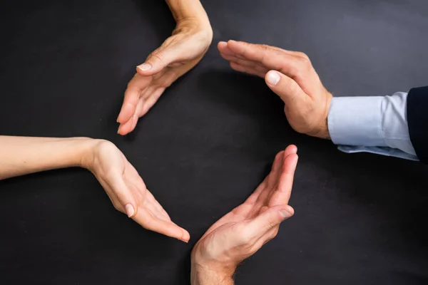 Diverse Group People Care Safety Concept — Stock Photo, Image