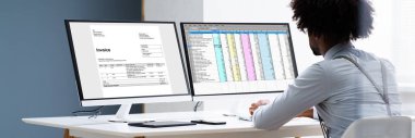Çoklu Bilgisayar Ekranında Hesap Tablosu ve Elektronik Fatura