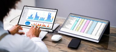 Bilgisayardaki Hesap Tablosu Verisi ile Çalışan Analist