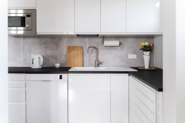 Modern Mutfağın Evdeki İç Görünümü 