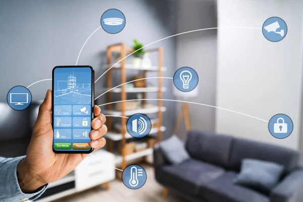 Smart Home Automation Technology. House IoT Tech