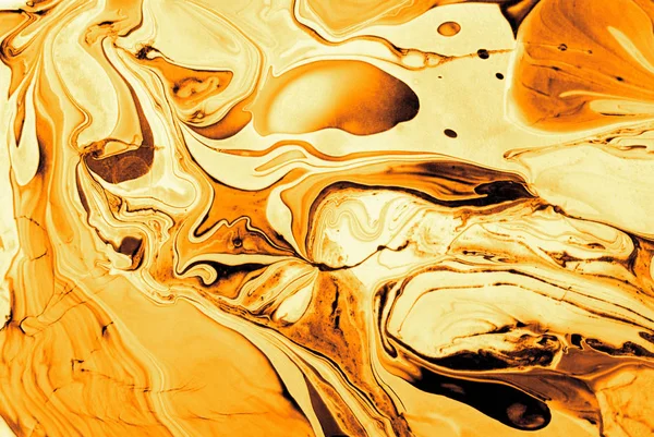 アート波状の背景の黄金の概要 — ストック写真