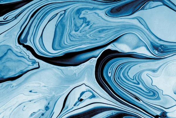 Abstrato Azul Fundo Ondulado Arte — Fotografia de Stock