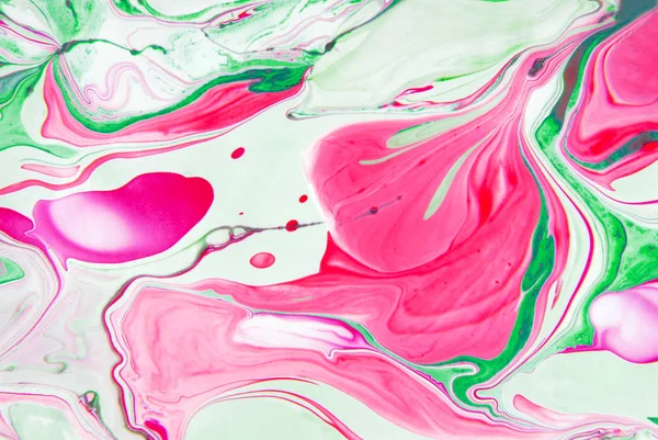 粉红色和绿色的抽象背景 — 图库照片