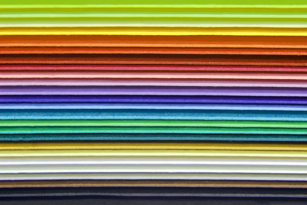 Närbild Multicolor Papperet — Stockfoto