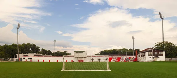 Cacak Serbia Julio 2018 Patio Fútbol Subsidiario Del Club Fútbol —  Fotos de Stock