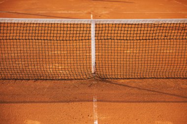 Tenis net, Soyut Kompozisyon closeup görünümü. 