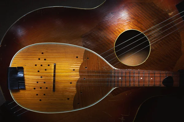 Original Balkan String Instruments Part Serbian Croatian Hungarian Tradition Folklore — Stock Photo, Image