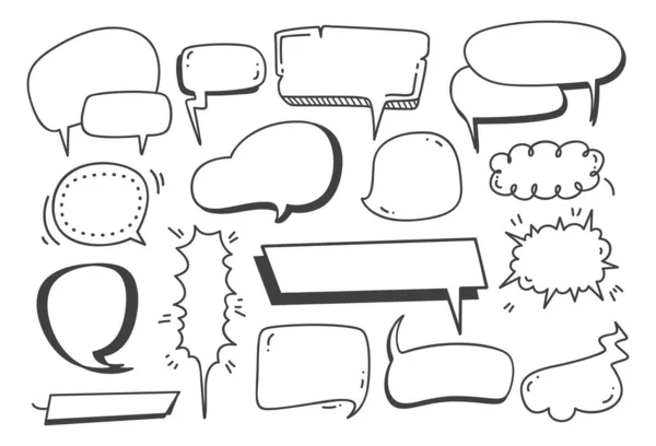 Set Speech Bubbles — Stock Vector