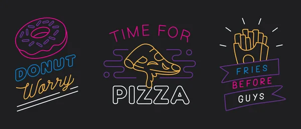 Pizza fond sans couture — Image vectorielle