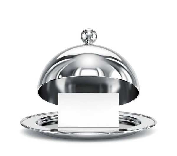 Boş kağıt şablonlu restoran saatini aç