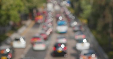 Hong Kong şehir trafik sıkışıklığı bulanıklık 