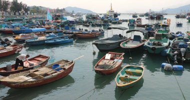  Cheung Chau, Hong Kong - 19 Nisan, 2018: Cheung Chau Adası 