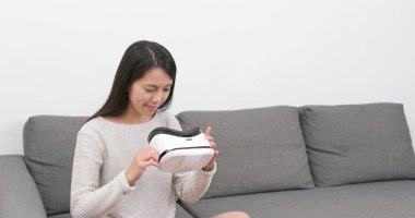 Kadına bak Vr cihaz