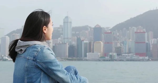 香港の旅行は女性 — ストック写真