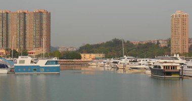 Tuen Mun, Hong Kong - 22 Mart, 2018: Cruise club Hong Kong 