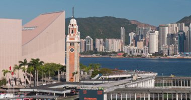 Tsim Sha Tsui, Hong Kong - 31 Mayıs, 2018: Hong Kong manzara