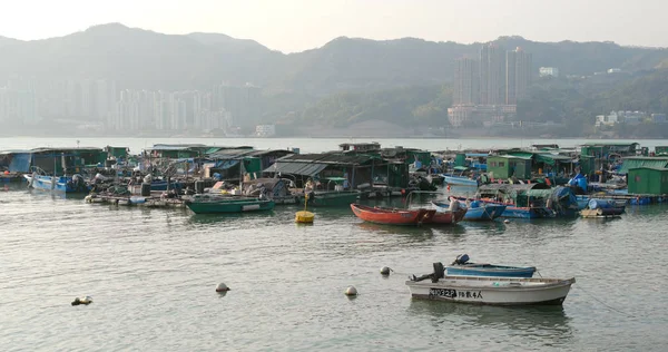 Wan Hong Kong Abril 2018 Pueblo Pescadores Ciudad Hong Kong —  Fotos de Stock