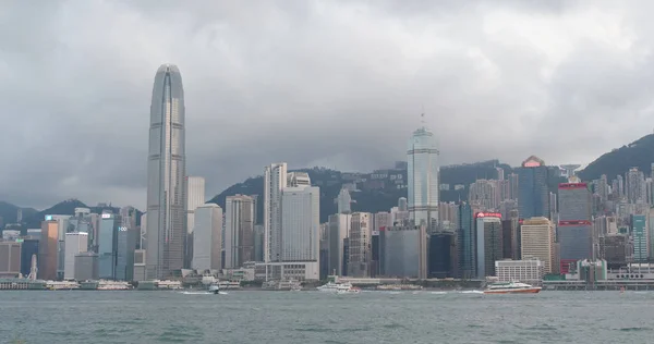 Victoria Harbor Hongkong Hongkong Kwietnia 2018 Hong Kong City — Zdjęcie stockowe