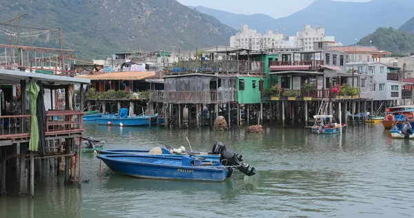 Tai O, Hong Kong - 03 Mayıs, 2018: Hong Kong eski balıkçı köyü